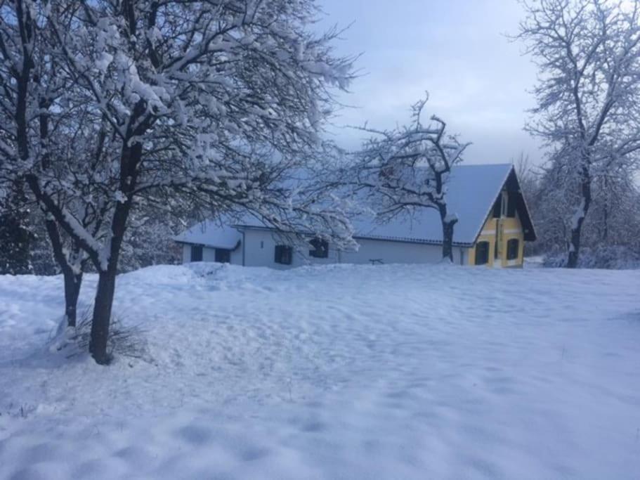 Stilvolles Landhaus Im Dreilaendereck Felsőszölnök Buitenkant foto